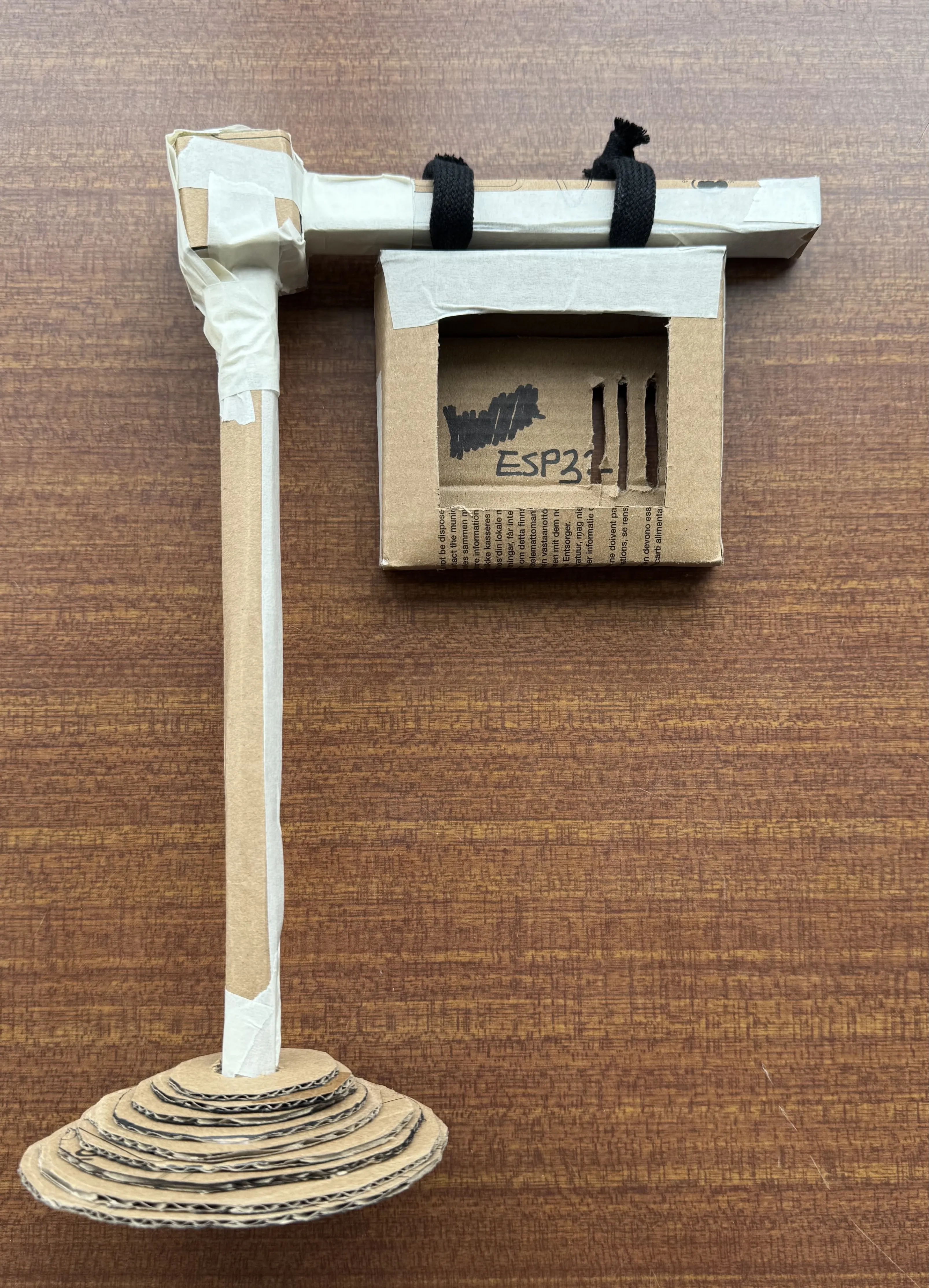 First cardboard prototype